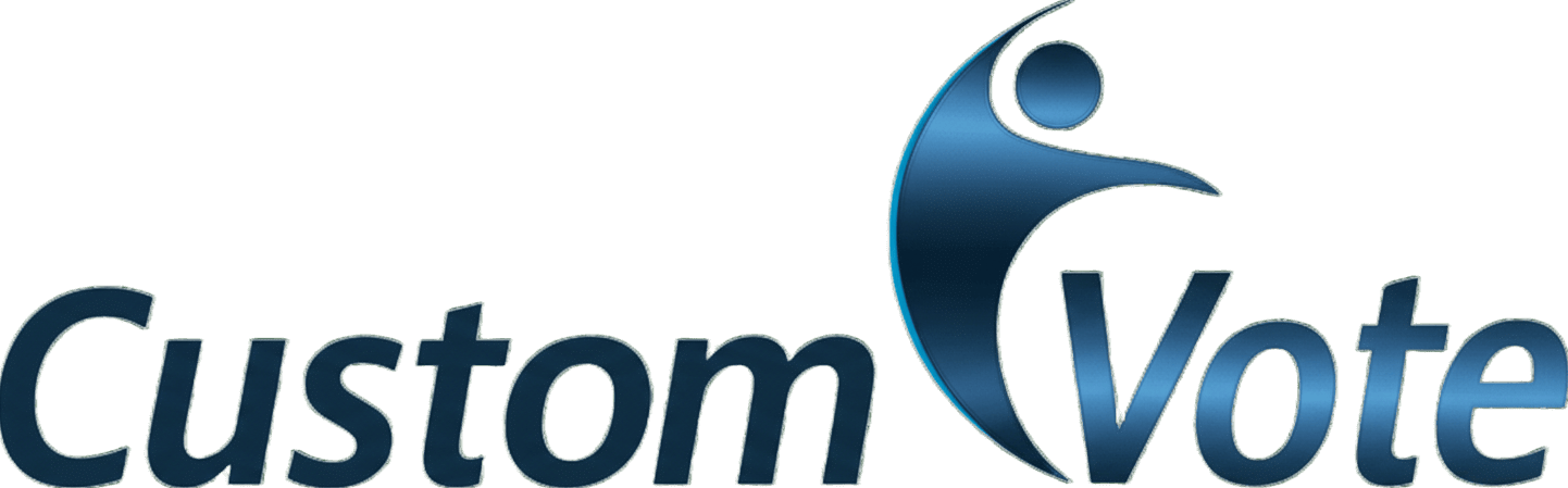 Logo Custom Vote Sistema de Votación
